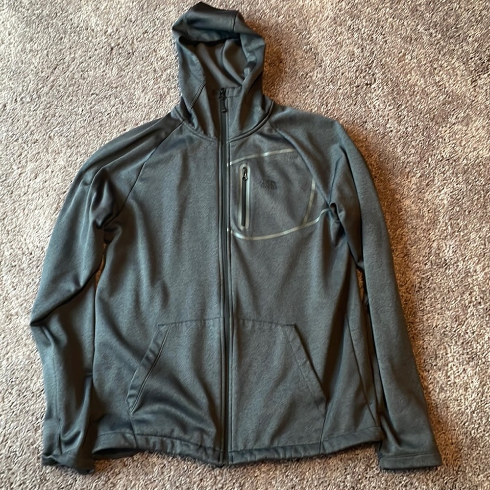 The North face zip up hoodie
